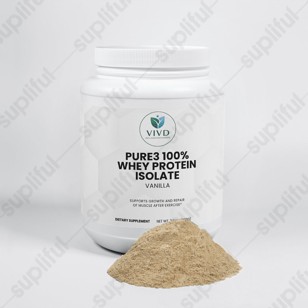 Pure3 100% Whey Protein Isolate (Vanilla)