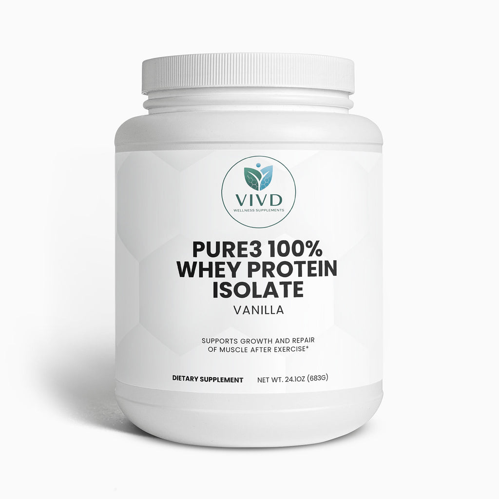 Pure3 100% Whey Protein Isolate (Vanilla)