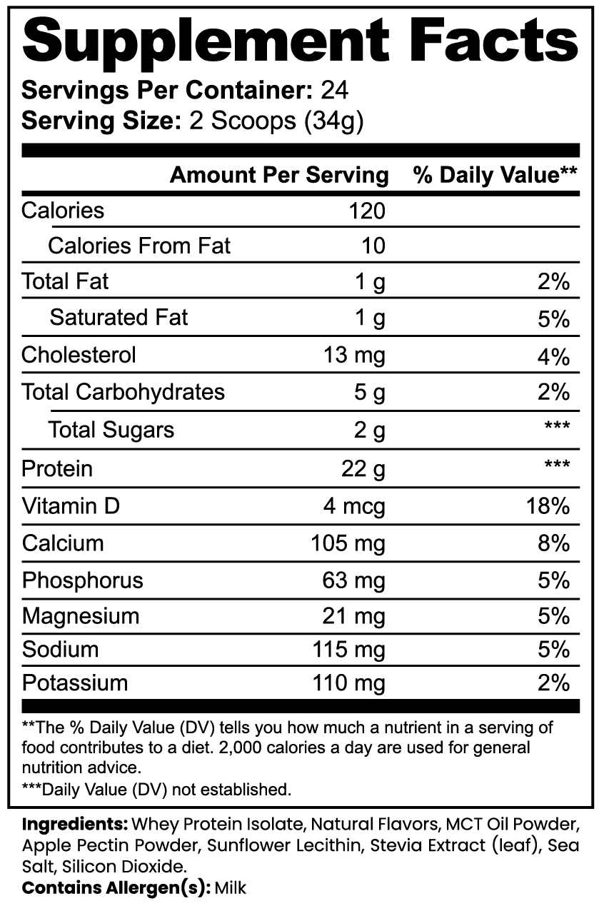 VYVD Build: Advanced Whey Isolate (Vanilla)